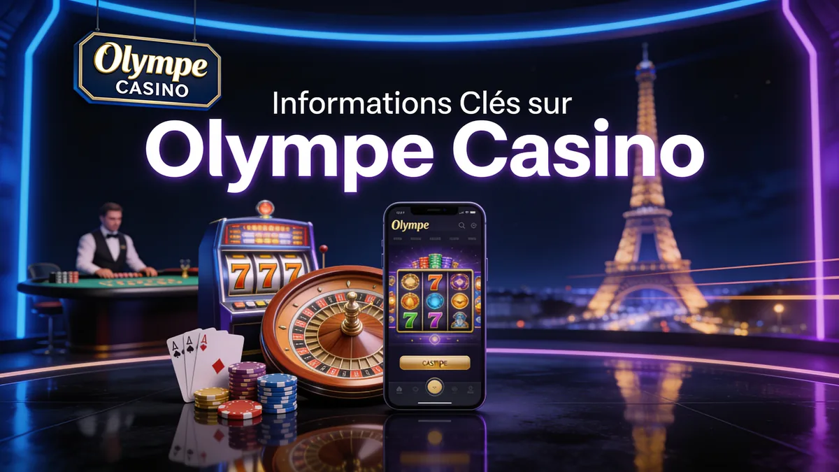 Informations Clés sur Olympe Casino pour les joueurs en France